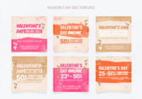Instagram Valentijnsdag verkoopsjabloon