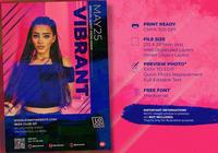 Summer Bright Party Concert Poster Template