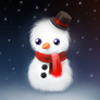 Snowman_by_kikariz