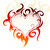 Wandtattoo-herz