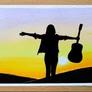 A-girl-with-guitar-scenery-drawing-for-beginners-with-oil-pastels-step-by-step