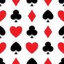 Seamless-pattern-background-of-poker-suits-hearts-clubs-spades-and-diamonds-arranged-in-the-rows-on-white-background-casino-gambling-theme-illustration-vector